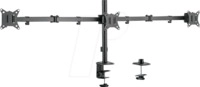 LOGILINK BP0173 - Monitor Halter, 3 Displays, 17" - 27", 658 mm, Tischmontage