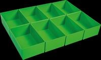BOXX 6000001713 - Insetbox D3, gr&uuml;n, 8 St&uuml;ck