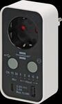 BRE 1506180 - Countdown Timer, Digital, USB A und USB C, Timer-Steckdose