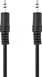 N CAGL22000BK50 - Audiokabel, 3,5 mm Klinkenstecker, 5 m