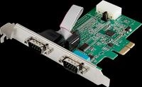 ST PEX2S953 - 2 Port RS 232, seriell, PCIe Karte