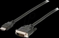 N CCGB34800BK20 - Kabel HDMI-Stecker > DVI-D Stecker, 2 m, anthrazit