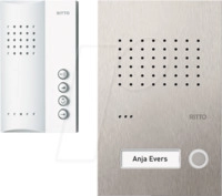 RITTO RGE1818325 - Audio-T&uuml;rsprechanlagen Set ACERO, 1 Familienhaus
