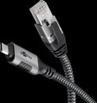 GOOBAY 70696 - Netzwerkadapter, Kabel, USB 3.1 Typ C, Gigabit Ethernet, 1 m