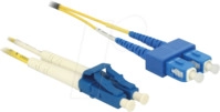 DELOCK 84802 - LWL Kabel, LC / SC, Duplex, OS2, 5 m