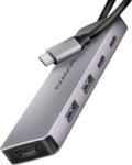 AXG HMC-5H60 - USB-C 3.0 Hub, 2x USB-A, 1x USB-C, 4K HDMI