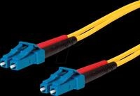 TG 100011322 - LWL Rangierkabel, E9/125, OS2, LC / LC, gelb, 2 m