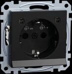 ME MEG2304-0403 - System M Schutzkontakt-Steckdose - Typ F Recyceld Plastic schwar