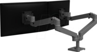 ET 45-686-293 - Ergotron LX Pro Dual Side-By-Side, Standard-Klemme, grau