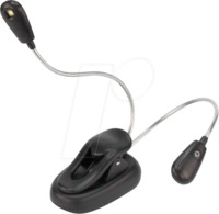 ANS 1600-0119 - LED-Leselampe, 25 lm, schwarz, 3x AAA (Micro)