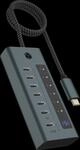 ICY HUB1457-C31 - USB 3.1 Hub, 7x USB-C