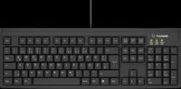 KEYSONIC 61083 - Tastatur, USB, IPX7, schwarz