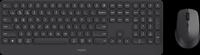 RAPOO 9390M SW - Tastatur-/Maus-Kombination, Bluetooth/Funk, schwarz, DE