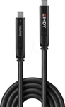 LINDY 43399 - USB 10Gbit/s Hybridkabel, C Stecker auf C Stecker, 15,0m