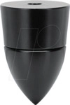 DYNAVOX 207657 - Sub-Watt Ger&auml;te- und Boxenf&uuml;&szlig;e, 4er-Set, schwarz
