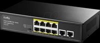 CUDY FS1010P - Switch, 10-Port, Fast Ethernet, PoE+