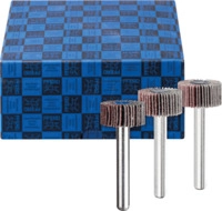 PFERD 44498001 - F&auml;cherschleifer-Set 3-tlg. Korund &Oslash; 20x10mm Schaft-&Oslash; 6 mm A60, 8