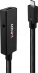 LINDY 43364 - Aktives USB 10 Gb/s-Kabel, C-Stecker > Buchse, 5 m
