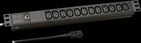 EFB EK631CC.1 - 19" Steckdosenleiste, 1HE, 12-fach
