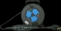 EL KO 144815001 - Kabeltrommel mit PRCD-S, Personenschutz, 15 m