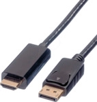 ROLINE 11045788 - Displayport 1.2 Kabel, DP-HDMI, 4K60Hz, 5,0m