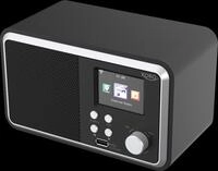 XORO DAB300IR SW - WLAN-Internet Radio mit DAB+, Bluetooth, schwarz