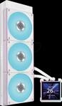 LIAN HS2LCDS36CW - HydroShift II AiO-Wasserk&uuml;hlung, RGB, LCD-Display, 360 mm, wei&szlig;
