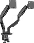 LC-EQ-A34B-D - Monitor Halter, 2 Displays, 17" bis 34", max 20 kg pro Arm