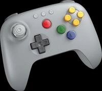 8BIT 64 GR - 8BitDo 64 Bluetooth Controller, Classic Grey