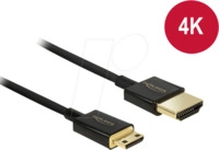 DELOCK 84779 - HDMI A Stecker > HDMI Mini C Stecker 4K 3,0 m