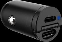 CCMINI2USBCBK - USB-Ladeger&auml;t, 30 W, Kfz, 2x USB-C, schwarz