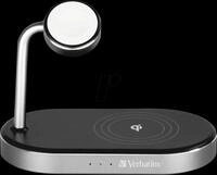 VERBATIM 49556 - Qi-Ladeger&auml;t, 1x Smartphone, 1x Apple Watch, 1x USB