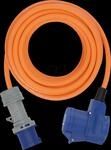 BRE 1167650310 - Camping CEE-Kabel mit Winkelkupplung, 10 m, orange