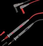 PEAKTECH TKS-4 - Messleitung, 4 mm Federkontakt, rot / schwarz