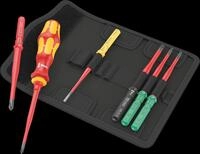 WERA 05006603001 - Schraubendrehersatz, Wechselklingen, Kraftform Kompakt VDE, 7-tl