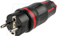 TAUR2 05721-SR - Schutzkontaktstecker TopTaurus2 2SL IP54 rot