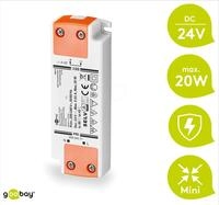 GOOBAY 30612 - LED-Trafo, 20 W, 24 V DC, 840 mA, slim