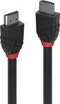 LINDY 36771 - HDMI Kabel - Black Line, 8K60Hz, 1,00 m