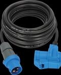 BRE 1168650510 - Camping CEE-Kabel mit Winkelkupplung, 10 m, schwarz