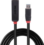LINDY 43401 - USB 5Gbit/s Aktivverl&auml;ngerung Slim, A Buchse auf A Stecker, 5,0m