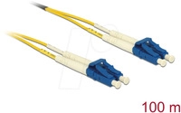 DELOCK 80161 - LWL Kabel, LC Duplex, Singlemode OS2, 100 m