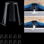PLM 92401 - Abstandshalter f&uuml;r Einbauleuchten 62 - 90mm, schwarz, 10er Pack