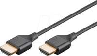 GOOBAY 75297 - Slim HDMI Kabel, 8K 60 Hz, 0,5 m