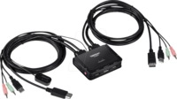 TRN TK-220DPI - 2-Port KVM Switch, DisplayPort, Audio