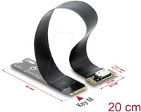 DELOCK 64377 - Konverter M.2 Key M > 1 x OCuLink SFF-8612