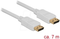DELOCK 84861 - Kabel 4K DisplayPort 1.2 Stecker > DisplayPort Stecker, wei&szlig;, 7