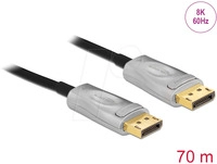 DELOCK 84141 - DisplayPort 1.4, 8K Glasfaser Extender Kabel - 70m