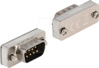 DELOCK 66826 - Adapter RS-232/422/485 DB9 Stecker Loopback