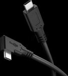 GOOBAY 79423 - Sync- & Ladekabel, USB-C > USB-C 90&deg;, 5 Gbit/s, 60 W, 3,0 m