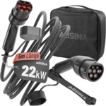 ABSINA 301402 - Typ 2 Kabel, f&uuml;r E-Fahrzeuge, 22 kw, 5 m, 3-Phasen